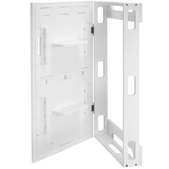 White DELUXE Aquarium Controller Mounting Board w/Hinges - Adaptive Reef