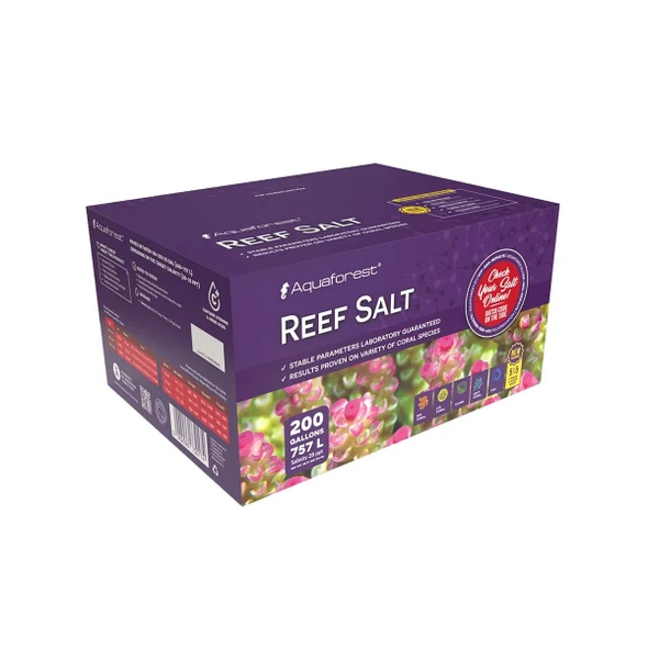 Reef Salt Mix 200 Gallon Box - Aquaforest