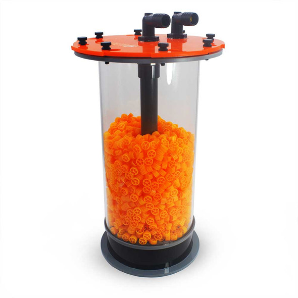 (OPEN BOX) ORANGE - HARD Plumb Lid - BioSpace Reactor 8-2 (8" x 21") Up to 500 Gallons - Bashsea