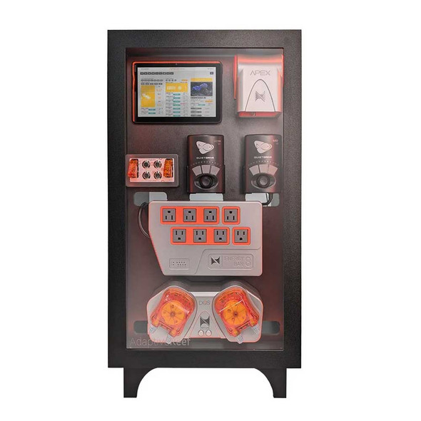(OPEN BOX) Controller Cabinet V2 Wire Management System - Black - Adaptive Reef