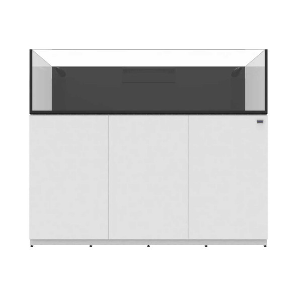 95 Gallon External Overflow Rimless Tank w/ White Stand (Full Package) - Fiji Cube