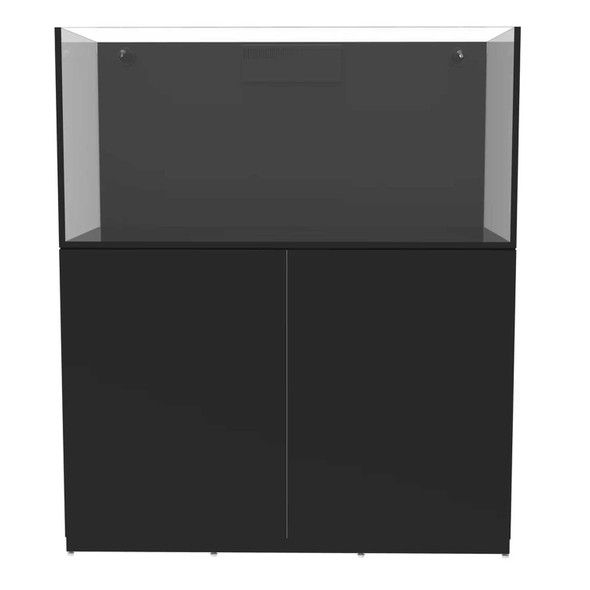 108 Gallon External Overflow Rimless Tank w/ Black Stand (Full Package) - Fiji Cube
