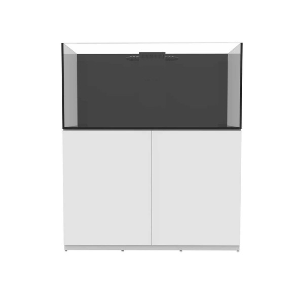 108 Gallon Internal Middle Rimless Tank w/ White Stand (Full Package) - Fiji Cube