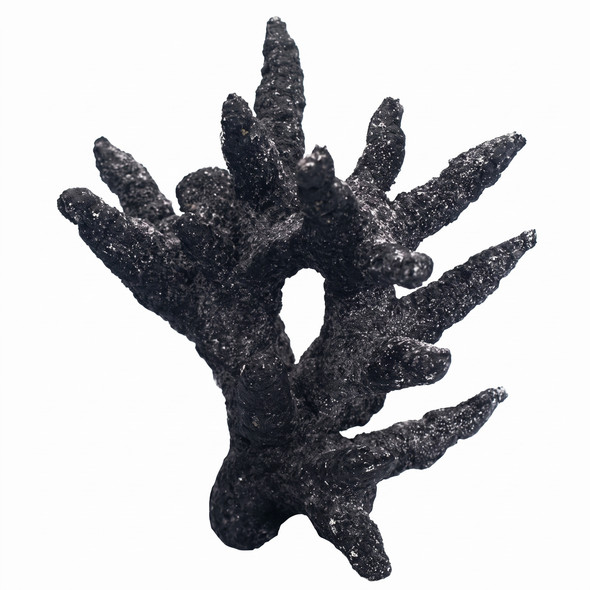 Real Reef FANCY Branch Rock MIDNIGHT BLACK (35 lb) Box - Real Reef
