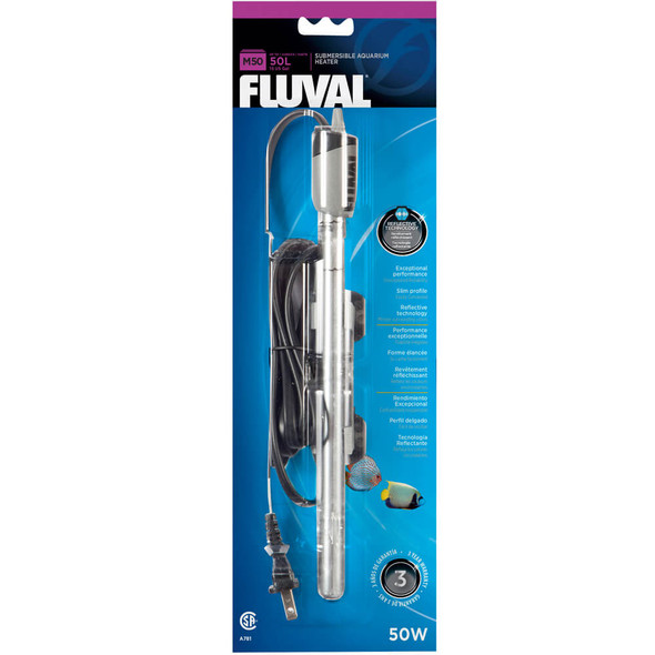 M 50 Watt Submersible Glass  Heater (up to 15 Gallons) - Fluval