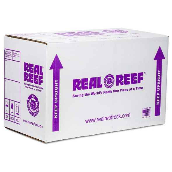 Real Reef Rock (55 lb) Box - Mixed Size - Real Reef