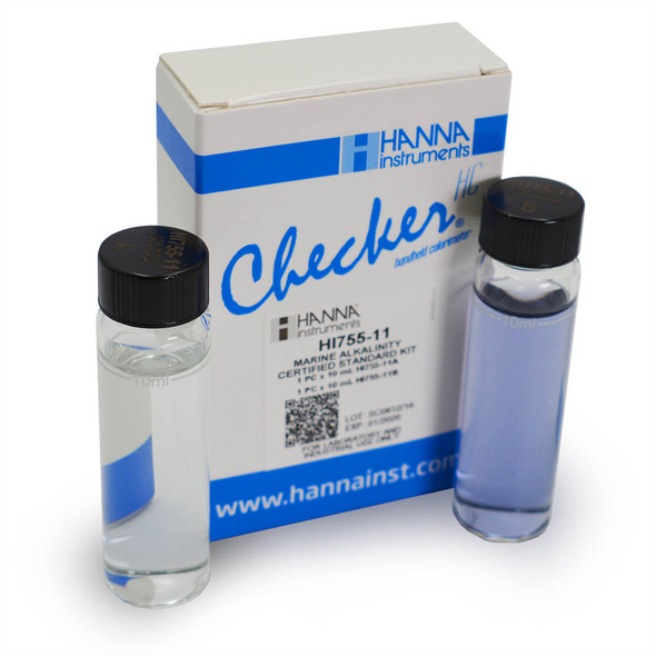 HI755-11 Marine Alkalinity (ppm) Checker® HC Calibration Check Set - Hanna Instruments