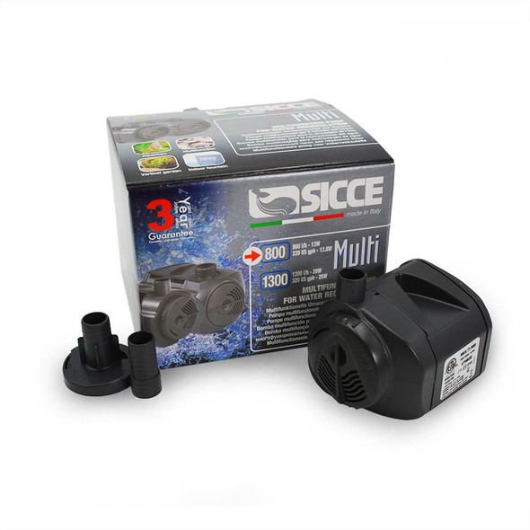 Multi Quiet 800 Water Pump (220 GPH) - Sicce