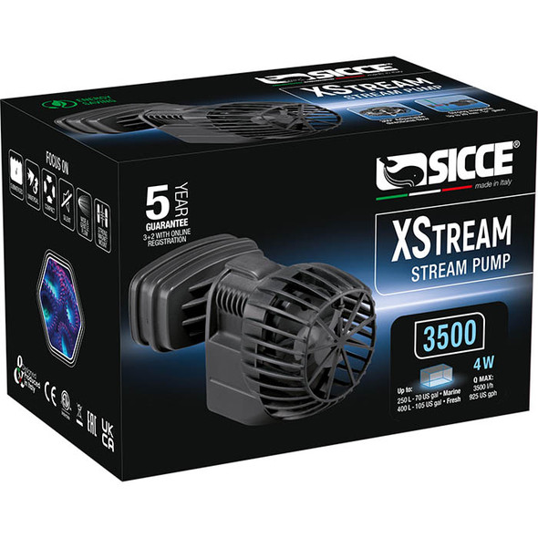 XStream 8000 Wave Pump (2120 GPH) - Sicce - SaltwaterAquarium.com