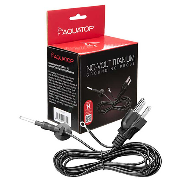NO-VOLT Titanium Aquarium Grounding Probe - Aquatop