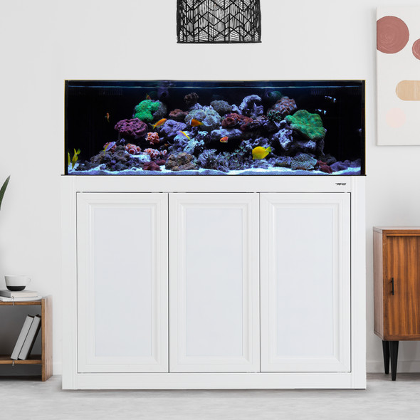 INNOVATIVE MARINE NUVO FUSION PRO 2 - 40 AIO AQUARIUM W / APS STAND WH -  The Hidden Reef, Inc