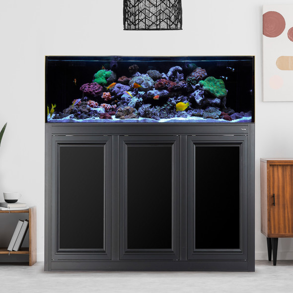 Shallow Reef Pro 2 80 Gallon AIO Aquarium w/ BLACK APS Stand - Innovative Marine