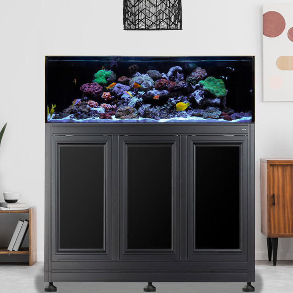 Shallow Reef Pro 2 80 Gallon AIO Aquarium w/ BLACK APS Stand - Innovative Marine