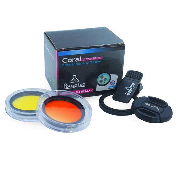 Extra Large Smartphone Coral View Lens V2 Kit for iPhone & Android - Polyplab