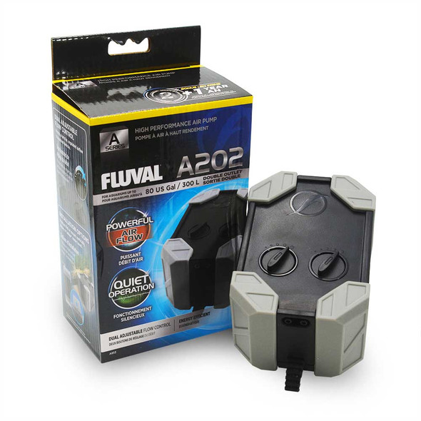 A202 Air Pump (up to 80 US Gal) - Fluval