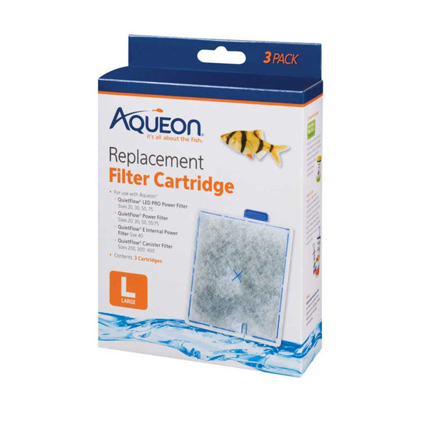 Replacement Filter Cartridges (LARGE) 6 Pack -  Aqueon 