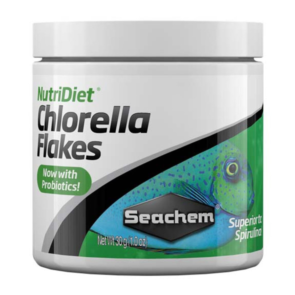 NutriDiet Chlorella Flakes w/ Probiotics (30g) - Seachem
