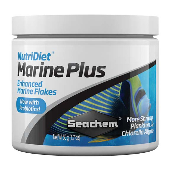 NutriDiet Marine Plus Flakes w/Probiotics (50g) - Seachem