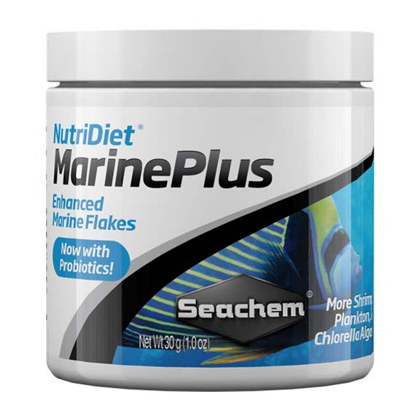 NutriDiet Marine Plus Flakes w/Probiotics (30g) - Seachem