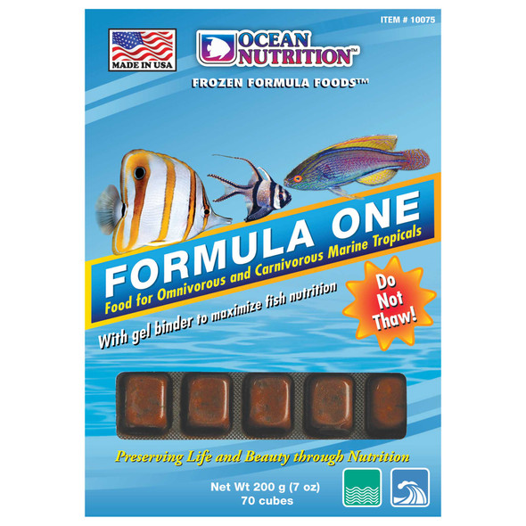 Frozen Formula One (70 cubes, 7 oz) - Ocean Nutrition