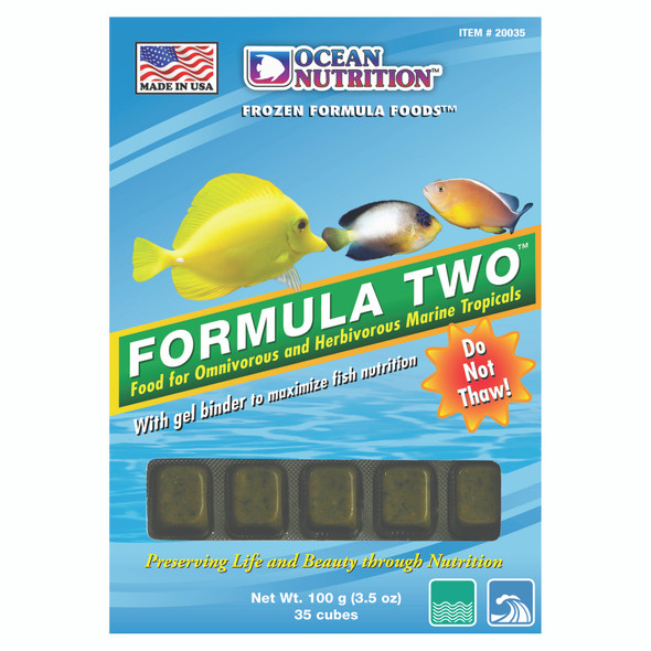 Frozen Formula Two (35 cubes, 3.5 oz) - Ocean Nutrition