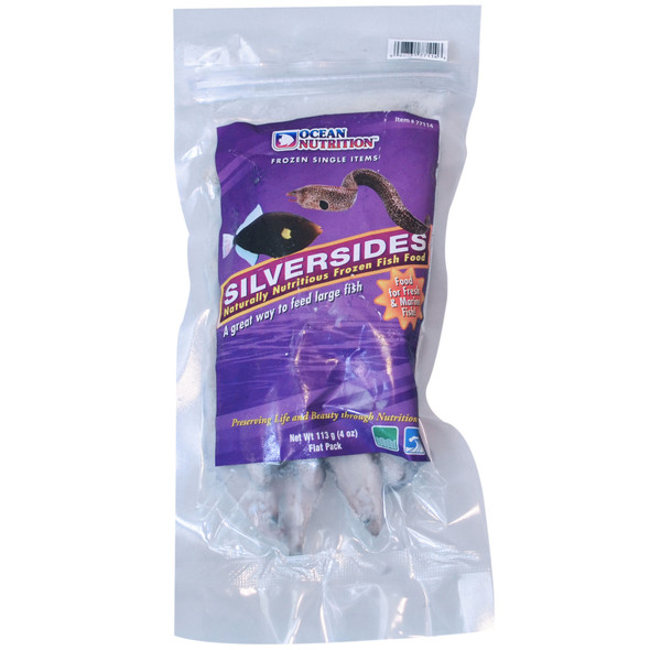 Frozen Silversides Flat Pack (16 oz) - Ocean Nutrition