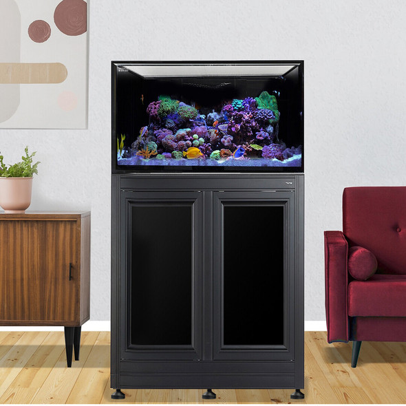 INT 112 Lagoon Aquarium w/ APS Stand - Black (Made to Order) - Innovative Marine