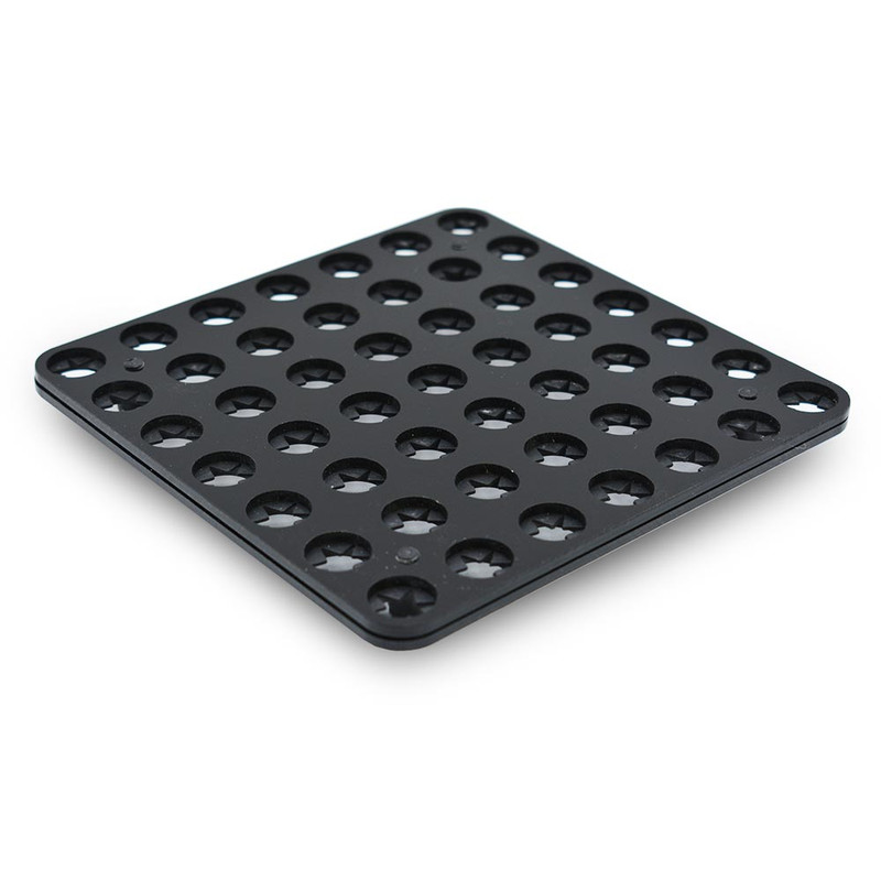 48 Hole Frag Tray, Black w/Frag Lock - PNW Customs