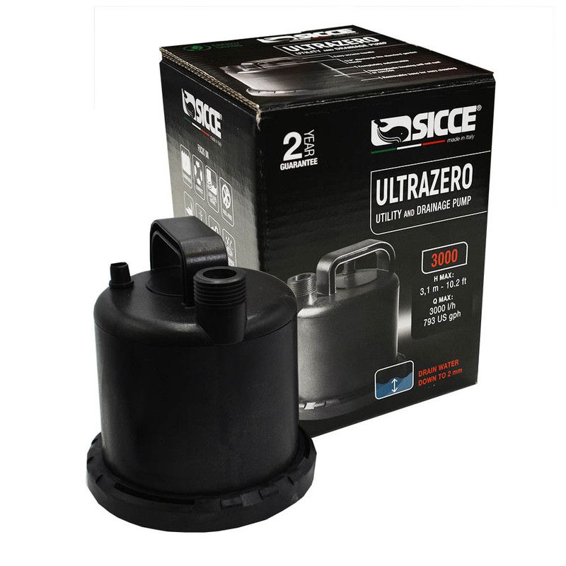 (OPEN BOX) Ultra Zero Utility Water Mixing Pump - Sicce 