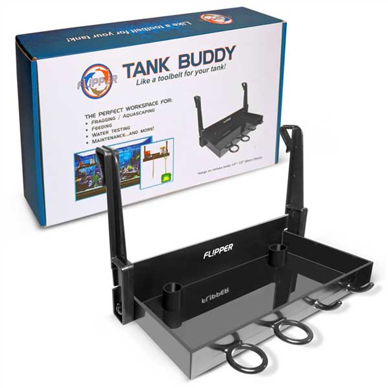 Tank Buddy Workspace and Utility Tray for Rimless Aquariums - Flipper