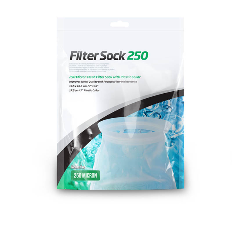 (OPEN BOX) Filter Sock 250 Micron Welded (7" x 16") - Seachem