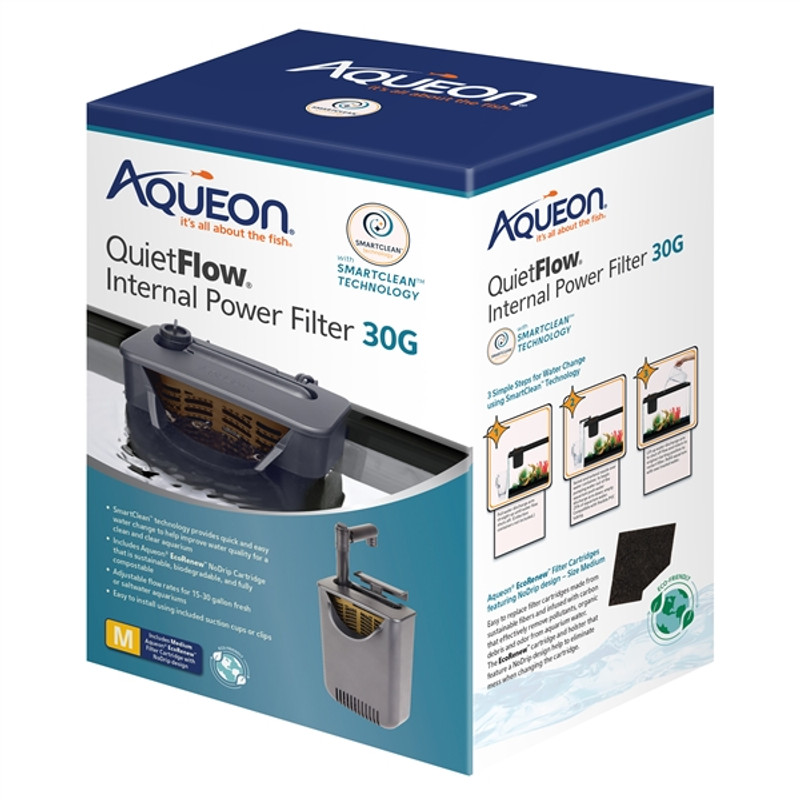 QuietFlow SmartClean Internal Filter (Medium - 30g) - Aqueon