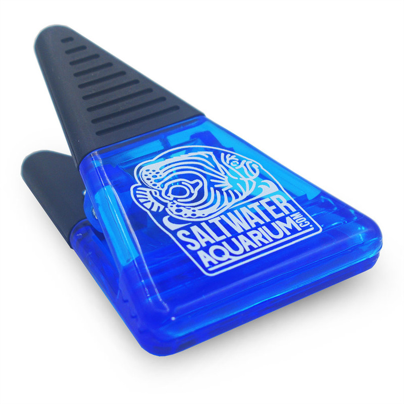 Blue Magnetic Mighty Triangle Logo Clip - SAQ Logo