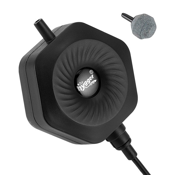 Ultra Silent Piezoelectric Ceramic Mini Air Pump (HG971) - Black