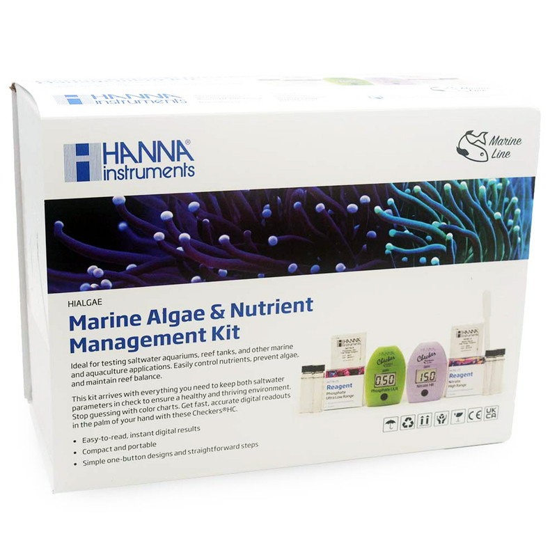Hanna Algae & Nutrient Management Kit w/Reagents - 774 ULR Phosphate, 782 HR Nitrate - Hanna Instruments 