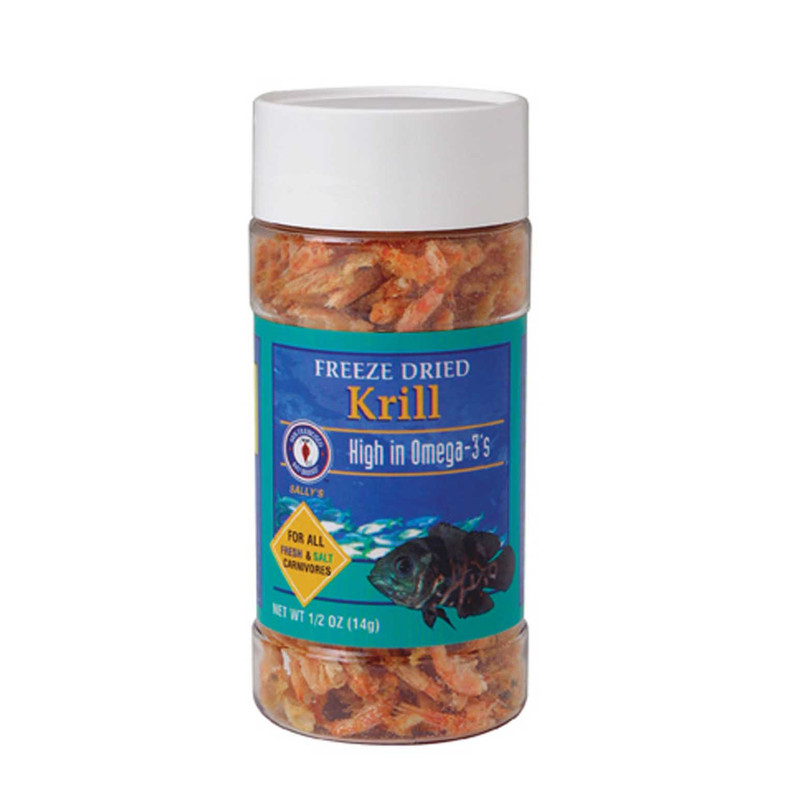 (EXPIRED 3/25) Freeze Dried Krill Fish Food (0.5 oz) - San Francisco Bay Brand