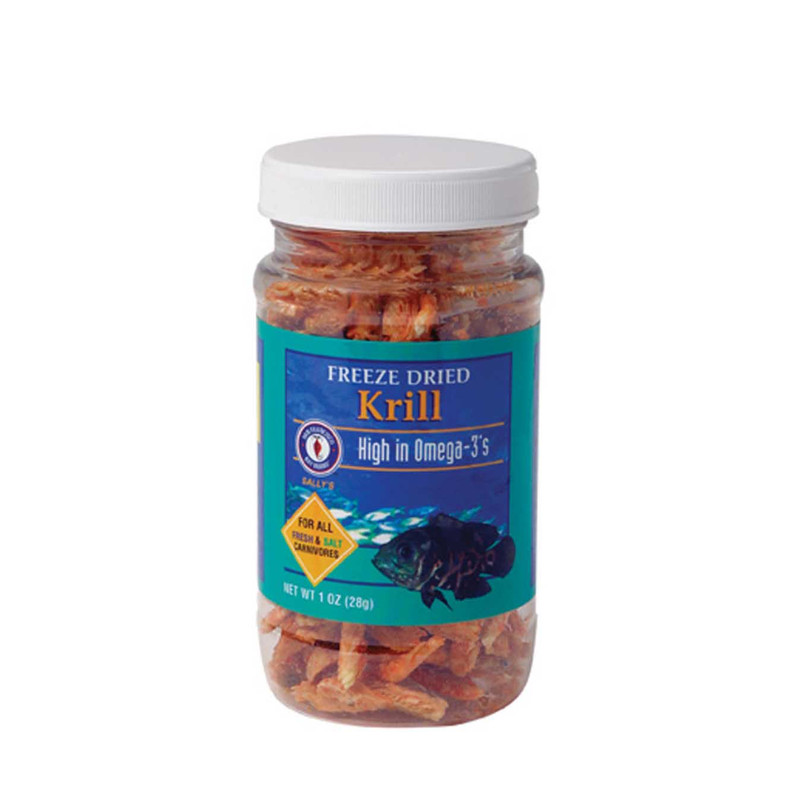 (EXPIRED) Freeze Dried Krill Fish Food (1 oz) - San Francisco Bay Brand