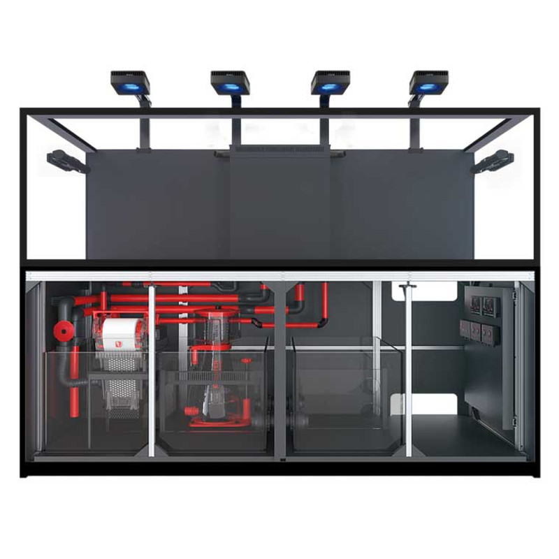 Reefer MAX S-1000 G3 - 264 Gallon Black All In One Aquarium - Red Sea 