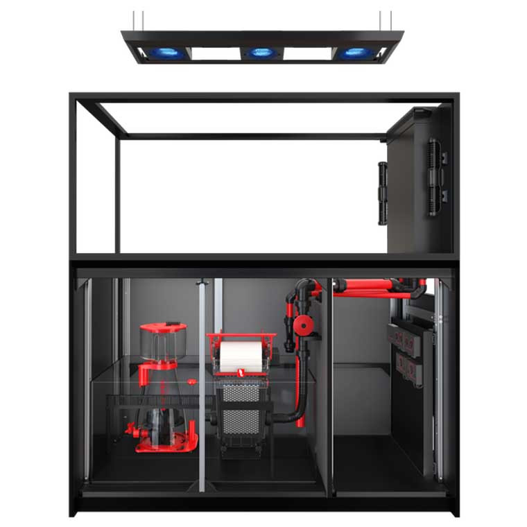 鯖　インフェ Reefer MAX Peninsula S-700 G3 - 186 Gallon Black All In One