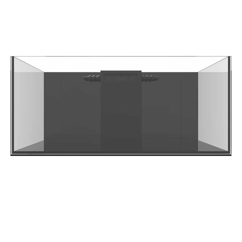 57 Gallon Shallow Internal Middle Rimless Tank - Fiji Cube