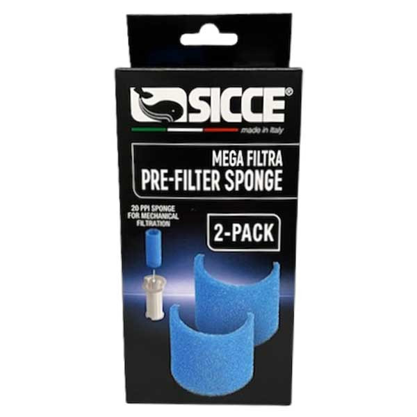 MEGA Filtra Pre-Filter Sponge Replacement (2-Pack) - Sicce