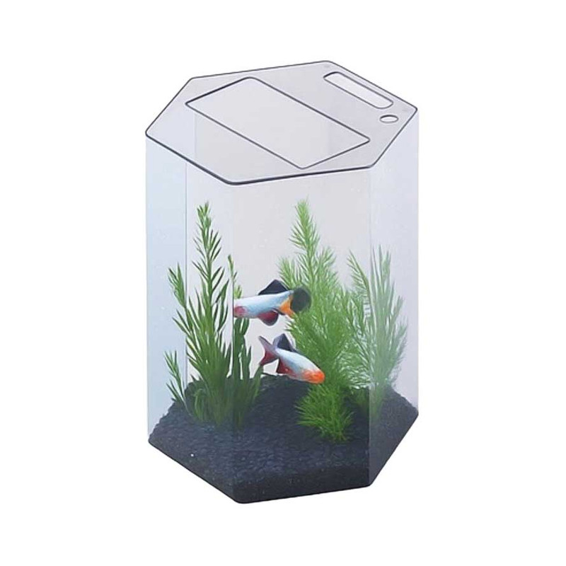 ProStar 15 Gallon Hexagon Acrylic Aquarium (15 Dia x 20") - Pro Clear