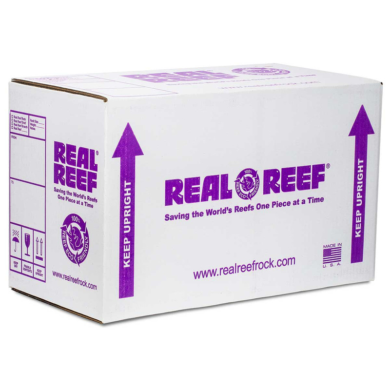 (DAMAGED) Real Reef Rock (55 lb) Box - Mixed Size - Real Reef