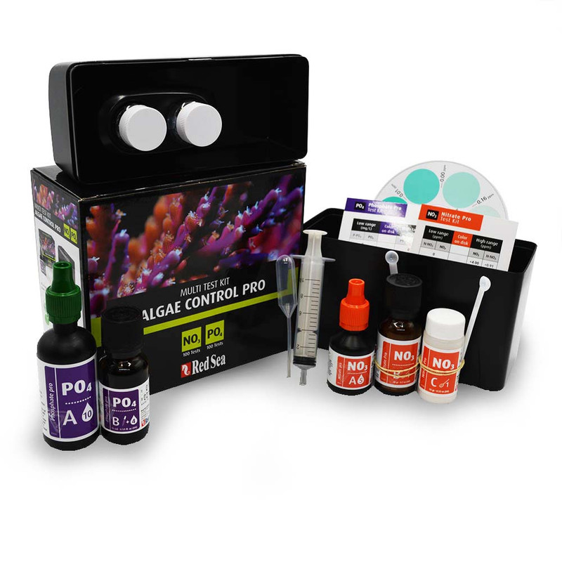 (EXPIRED 12/25) Algae Control Pro Multi Test Kit Nitrate/Phosphate - NO3/PO4 - Red Sea