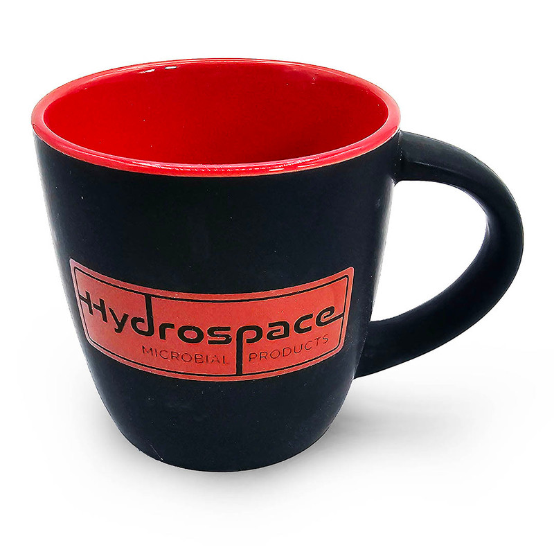 HydroSpace Coffee Mug (11 oz) - Black and Fire Engine Red