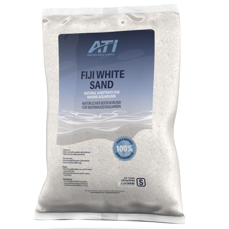 (OPEN BOX) Fiji White Sand Medium 1.0 - 2.0 mm (20 lbs) - ATI