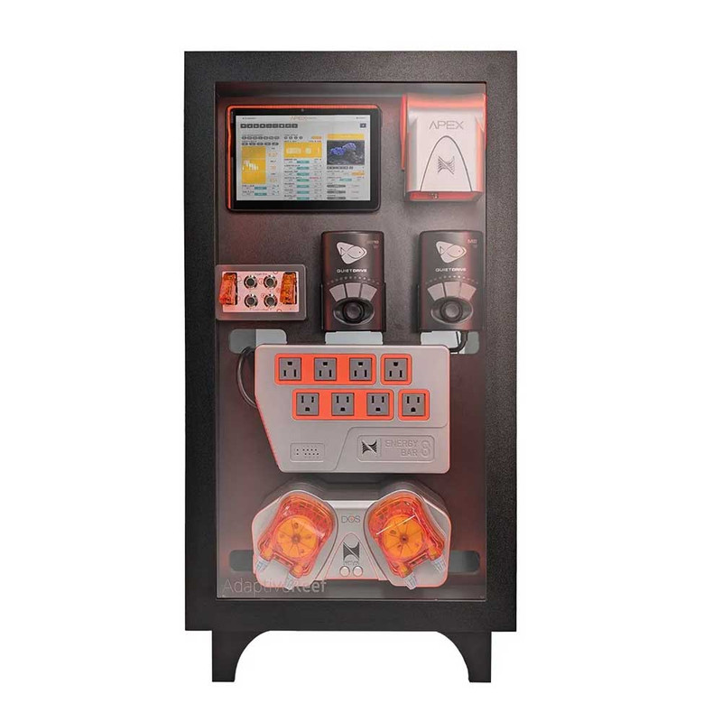 (OPEN BOX) Controller Cabinet V2 Wire Management System - Black - Adaptive Reef