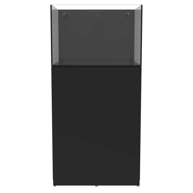 32 Gallon External Overflow Rimless Nano Tank w/ Black Stand (Full Package) - Fiji Cube