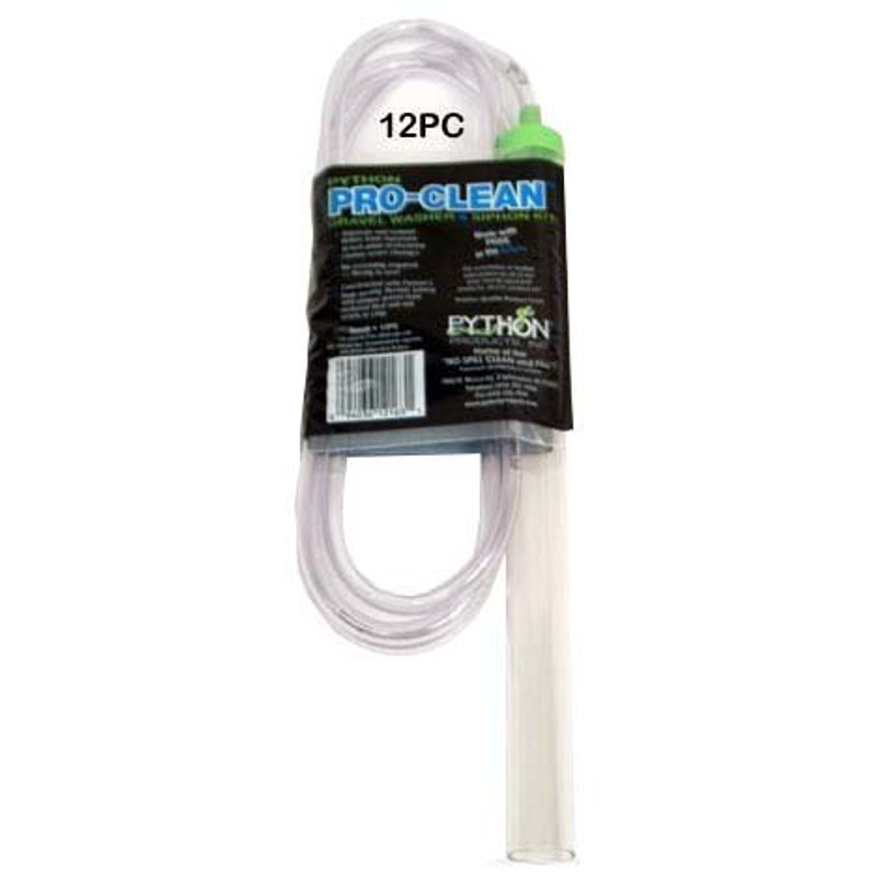 Pro-Clean Gravel Vac - Small (12 Piece, 12" Tube w/ 6' Hose) - Python