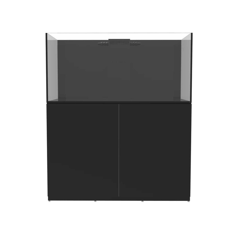 108 Gallon Internal Middle Rimless Tank w/ Black Stand (Full Package) - Fiji Cube